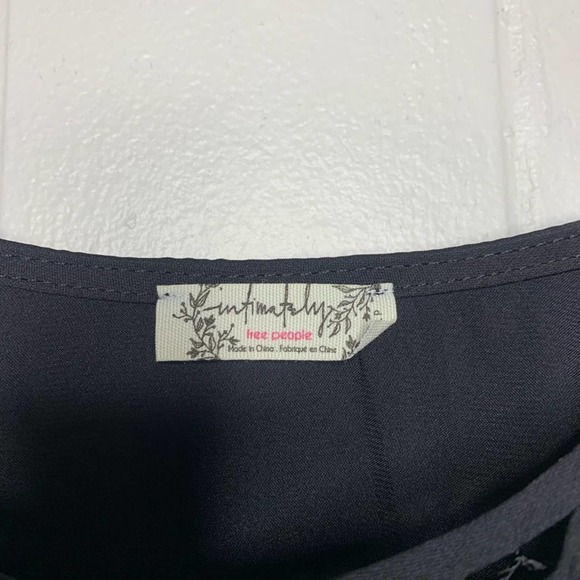 Intimately Free People Blouson Brami Black Cami extra small NEW WITH TAGS - Picture 12 of 14